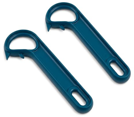 2 Pcs Ring Pull Can Opener, Ergonomic Handle with Comfortable Grip for Seniors