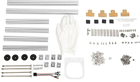 Bewinner MATX PC-Gehäuse mit Offenem Rahmen – Aluminium-DIY-Barebone-Chassis mit Hervorragender Wärmeableitung, Unterstützt ATX-Netzteil und 4 PCI-Steckplätze (Silver)