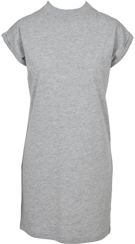 Urban Classics Damen Damesriem verlengde schouderjurk Kleid, Grau, XXL EU