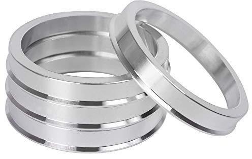 M MODAUTO Kit de 4pcs Centradores de Llantas de Aluminio (57.1-72.1)