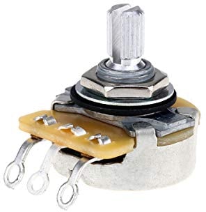 CTS 450 Series B250K Guitar Pot Short Split Shaft Linear Potentiometer for Electric Guitar Bass