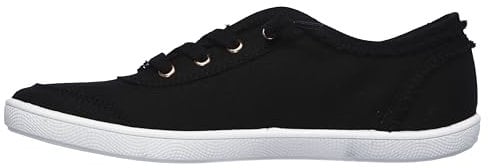 Skechers Women's Bobs B Cute Sneaker, Black Canvas, 4.5 UK