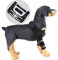 smalllee_lucky_store schulterbandage für Hunde reflektierenden,ellenbogenschutz für karpusgelenk,Bandage kompressionswickel,verstauchungen Arthritis verletzungen sportschutz,neopren,schwarz,M