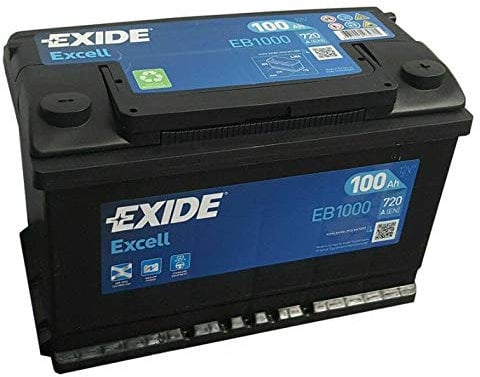 EXIDE EB1000 BATTERIA AUTO EXCELL 100AH 720EN POSITIVO DX 12V