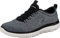 Skechers Herren Men's Summits Louvin Slipper, Schwarz/Weiß, 48.5 EU