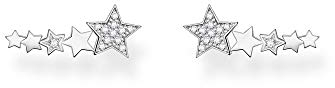 Thomas Sabo Damen Ohrringe Ear Climber Sterne 925 Sterling Silber H2159-051-14