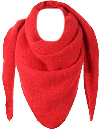 Eitex Damen Schal XXL Warm Weich Strickschal Karo Winterschal Herbstschal Wolleschal Frauen Deckenschal Halstuch Scarf Poncho Cape