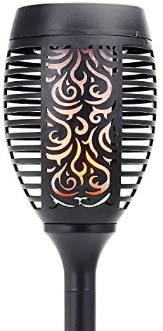 Taylor & Brown 51 LED Solar Torch Light Dancing Flickering Flame Effect Stake Light Waterproof Outdoor Garden Landscape Path Lamp (4 Torch Lights)