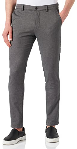 JACK & JONES Herren Chino Hose JPSTMARCO JJFURY - Slim Fit Braun Grau Beige, Größe:32W / 34L, Farbvariante:Drizzle 12206198