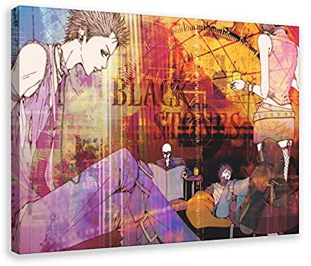 Anime-Poster Nana 31, Leinwand-Poster, Schlafzimmer, Dekoration, Sport, Landschaft, Büro, Raumdekoration, Geschenk, 50 x 75 cm, Rahmen: