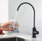 Grifo de Osmosis Inversa, UCMDA Grifo de Cocina para Acero Inoxidable, Giratorio 360° Grifo de Osmosis Inversa con adaptador de 4 Grifo se Adapta a La Mayoría de Las Unidades de Osmosis Inversa, Negro