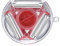 Aijiyi Vegetable Peeler 3 in 1 Versatile Detachable Fruit Peeler Potato Peeler for Home(Red)
