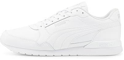 PUMA St Runner V3 L, Basket Mixte, Puma Blanc-Puma Blanc-Gray Violet, 42 EU