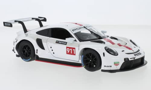 Bburago Race 1:24 Porsche 911 RSR GT, No.911, Fertigmodell, Auto, Kinder