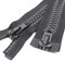 MebuZip 85 cm #10 Reißverschluss Kunststoff 2 Wege teilbar Schwarze Reissverschluss für Mantel Jacken (2 Wege)