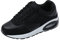 JOMIX Scarpe da Ginnastica Donna Sneakers Casual Sportive Corsa Leggero Fitness Running Camminata Cuscino Air Respitabile ND138-2 (Nero Bianco, 36)