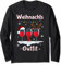 Lustiges Weihnachtsoutfit Damen Herren Wein Weihnachten Langarmshirt
