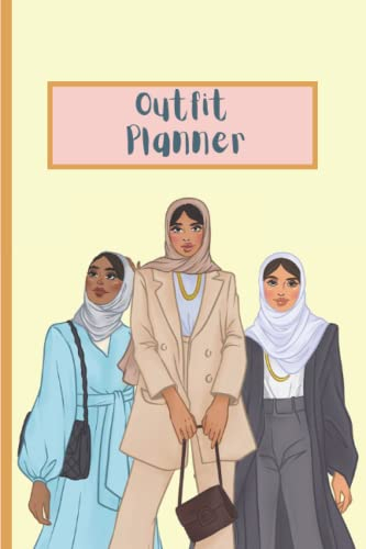 Outfit Planner For Woman | Fashion Logbook For Hijab Wearers | Muslim Notebook | Journal