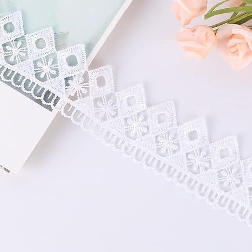 MOLUO 45 mm Vielfalt Ausschnitt Design Spitze Kleidungsstück Dekoration Nähen DIY Hut Tasche Kleid Zubehör Hochzeit Party Festliche Spitze