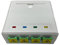 oniroview Boîte de distribution de terminaison (STOA) Boîtier fibre optique FTTH à 4 ports + 4 adaptateurs à douille SC SC, mur ou barre Din