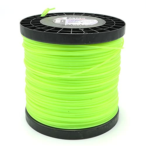 ABREK D. 3,0 MM X 218 MT Quadro Filo DECESPUGLIATORE Verde Bobina Testina Giardino
