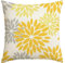 Artoid Mode Blumen Gelb Dahlien Sommer Kissenbezug, 45x45 cm Saisonnal Zierkissenbezug Couch Wohnzimmer Deko