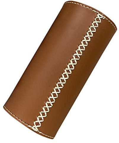 Happyyami 3pcs Gas Canister Cover Leather Protector for Camping Bottle Gas Cooker Camping Gear