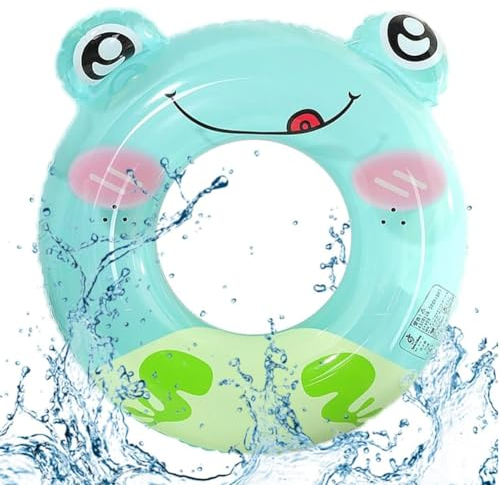 Anneau De Natation Grenouille,Bouée Gonflable Grenouille,Enfants Anneau De Natation en Motif De Grenouille,pour Piscine Plage Fête, Bouée Piscine D'été Eau Jouet Photo Accessoires
