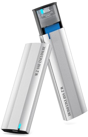 M.2 NVME/NGFF Gehäuse, 10 GB, schnelle Datenübertragung, einfache Installation, Aluminiumlegierung, schnelle Installationsgeschwindigkeit, M.2 NVMe auf USB 3.1