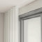 Versteckte Deckenvorhangschiene, Aluminium-Vorhangschiene Eingelassen, Hochleistungs-Vorhangstange Mit Glatten Rollen, 100–600 Cm, Schwarz(Black,160cm/5.2ft(2 * 80cm))