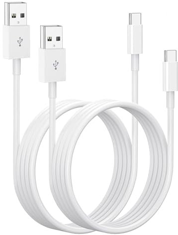 IPhone 16 Carplay Cable, (2Pack) USB A to USB C Charging Cable for iPhone 16/15, 16/15 Pro Max/16E SE4, 15 Plus, AirPods(2nd Gen), AirPods 4,iPad 10.9 inch(10th Gen)Type-C Car Charger Cord Accessories