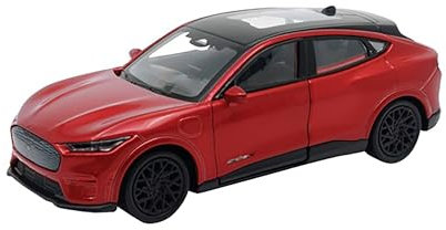 Toi-Toys Ford Mustang Mache GT 2023 12cm Modellauto Metall Modell Auto Spielzeugauto 63 (Rot-Metallic)