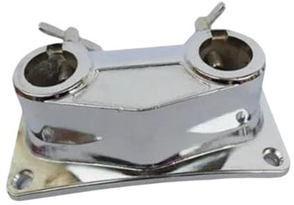 JISADER Soporte de Montaje para tom de Bombo, Abrazadera para Soporte de platillo tom, Soporte de batería de Doble Orificio para Accesorios de batería de