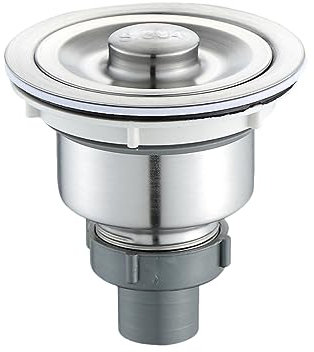 WHAMVOX 1stück Waschbecken Abflussrohr Hochwertige Abflussgarnitur Für Küche Und Bad Mit Dichtem Gummiring Gegen Wasserleckagen Installieren Und Langlebig