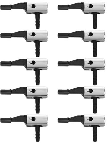 SWOOMEY 10 Stück Luftfutteradapter Für Fahrradreifen Ventilbefestigung Aus Hochwertigem Kunststoff Und Stahl Geeignet Für Mountainbikes Rennräder Und Faltrahmen