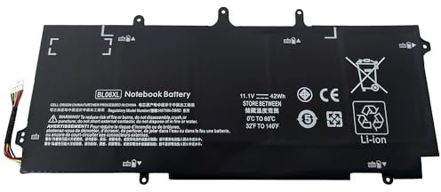 42Wh BL06XL Batterie pour HP EliteBook Folio 1040 G0 G1 G2 HSTNN-DB5D HSTNN-IB5D HSTNN-W02C 722236-2C1 722236-171 722236-271 722236-1C1 722297-001 722297-005 BL06042XL BL06042XL-PL