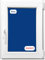 Finestra in PVC rinforzato 500 x 800 bianco | oscillante destro | vetro Climalit opaco | Profilo Aluplast | Consegna 24/48h