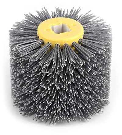 Cepillo de Acero para Amoladora Alambre Rueda Cepillo Dibujo Pulido Rueda 120 Grano Durabilidad, Resistencia Larga vida útil Diámetro Cepillo Accesorios 120 mm