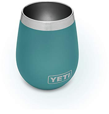 YETI Rambler 10 oz Wine Tumbler, Vacuum Insulated, Stainless Steel, River Green