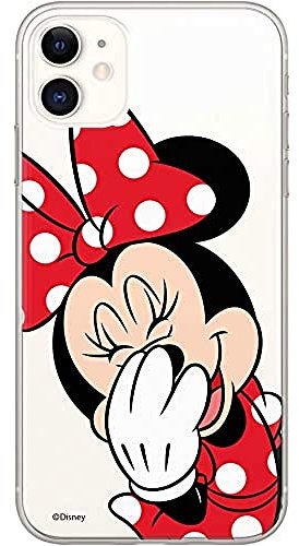 ERT GROUP mobile phone case for Apple Iphone 11 original and officially Licensed Disney pattern Minnie 006 optimally adapted to the shape of the mobile phone, partially transparent