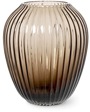 Kähler Vase H18.5 cm Hammershøi aus mundgeblasenem Glas dänisches Design, rosa