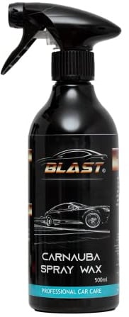 BLAST Carnauba Spray Wax - Carnauba Auto-Wachs für Lackierte Oberflächen, Monatenlangen Lackschutz, Glanz und Farbtiefe, 500 ml