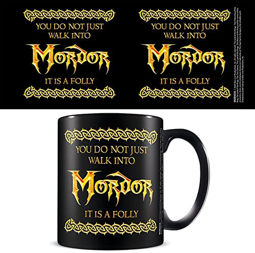 Lord of the Rings - Lizenz Tassen 3D - Walk Into Mordor - black