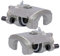 ATEC Germany 2x Bremssattel vorne links und rechts Bremszange mit 1 Kolben, Kompatibel mit SEAT AROSA (6H1), SKODA FABIA I (6Y2), FABIA I Combi (6Y5), FABIA I Praktik (6Y5), FABIA I Stufenheck (6Y3),