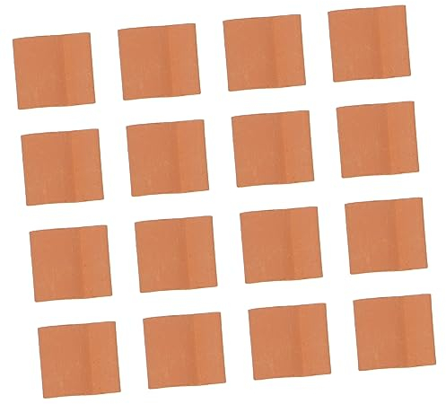 VICASKY Miniatur Ziegelsteine Modell Maßstab Mini Mauersteine Für DIY Fairy Garden Sandtisch Gebäude Handgefertigte Miniatur Backsteine Für Landschaft Schulprojekte Puppenhaus Zubehör