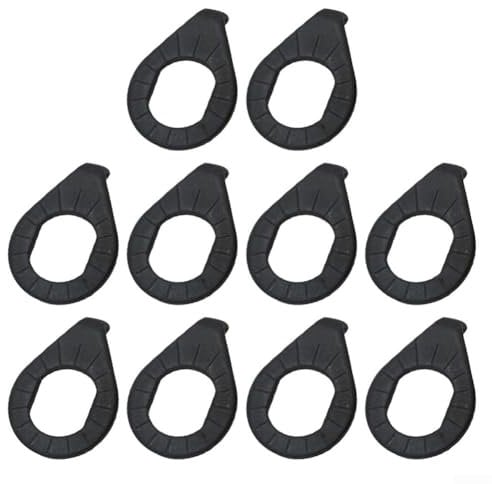 Yuanpgky 10PcsBike Wheel Hub,Hook Washer,Gasket Metal Bicycle Hub Retaining Clip,Bicycle Safety Security Front Wheel Hub Washer(10PCS M10 silver)