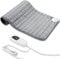 Heating pad, Electric Heat Pad with Automatic Switch-Off and 6 Temperature Levels Heating pad for Back Neck Shoulder Belly Heating Technology - Machine Washable. (20 x 24, Silver Gray)