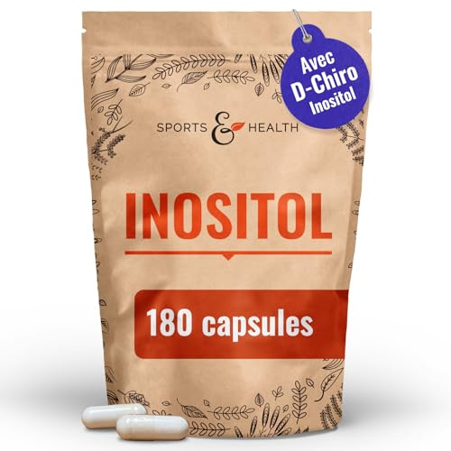 Inositol Komplex Kapseln hochdosiert - 180 Stück 2000 mg pro Tagesdosis | Myo Inositol D-Chiro-Inositol - Mio Inositol - frei von Zusatzstoffen - reine Inositolkapseln - Nahrungsergänzung