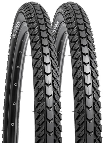 YunSCM 2PCS 26 Zoll Fahrradreifen 26x1.95 Mantel 54-559 Kompatibel 26x1.95 26x2.0 Stadt/Straße/Mountainbike 26 Zoll Reifen