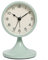 Silent Kids Alarm Clock in Vintage Style Luminous Features for Easy Time Reading (Green)